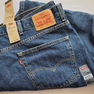 Levi 550 Dark Stonewash Denim Jean, 56x30 - NEW